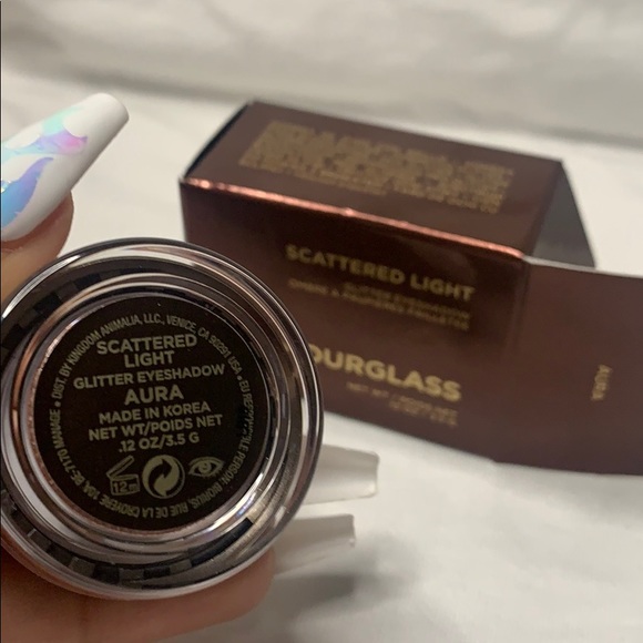 HOURGLASS PRESSED GLITTER EYESHADOW ROSE GOLD/PINK - Picture 3 of 4